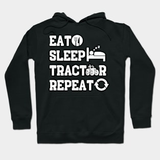 Eat Sleep Tructor Repeat Hoodie